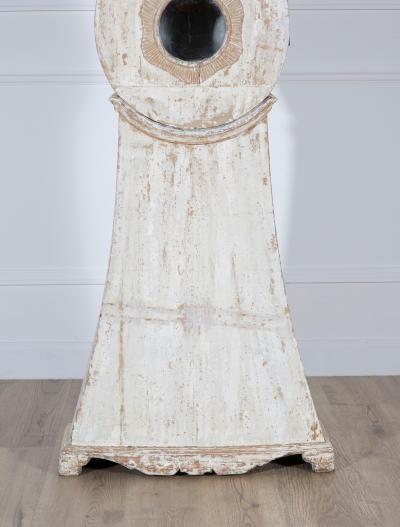 Rare 1820s Swedish Mora Clock with Original Paint and Mechanism