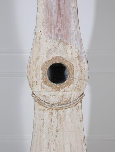 Rare 1820s Swedish Mora Clock with Original Paint and Mechanism