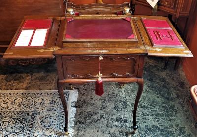 Rare 19th Century English Eclipse Patented Telescopic Desk
