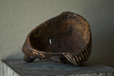 Rare African Bena Lulua Mask Kasai Region DR Congo Early to Mid 20th Century