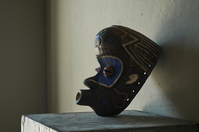 Rare African Bena Lulua Mask Kasai Region DR Congo Early to Mid 20th Century