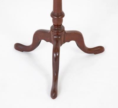 Rare American Federal Fire or Pole Screen with Inlaid Drapery