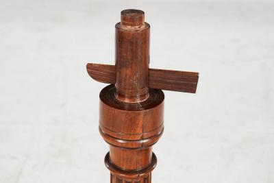 Rare Anglo Chinese Rosewood Tripod Tea Table