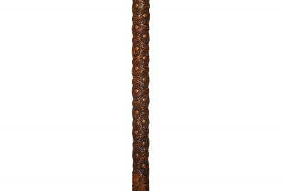 Rare Antique Gadget Cane Concealed Oil Lamp Lantern Walking Stick