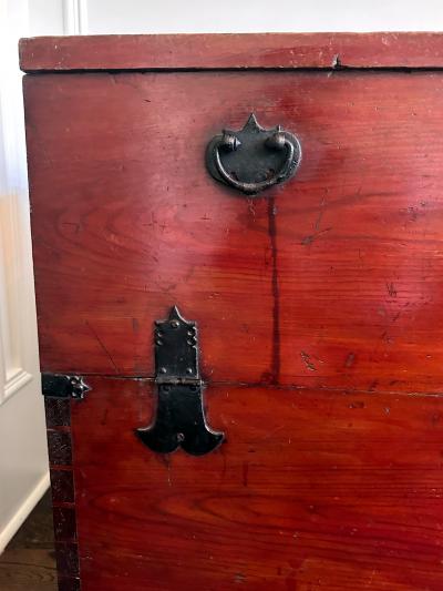 Rare Antique Korean Bandaji Chest South Jolla Joseon Dynasty