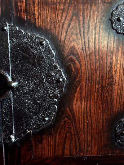 Rare Antique Korean Scholar Two Level Book Chest Joseon Dynasty