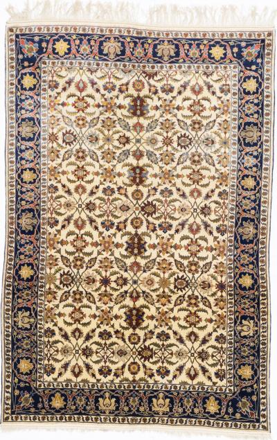 Rare Antique Persian Silk Farahan Rug 44 x 67 