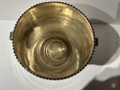 Rare Art Deco Jean Despres Silver Champagne Cooler