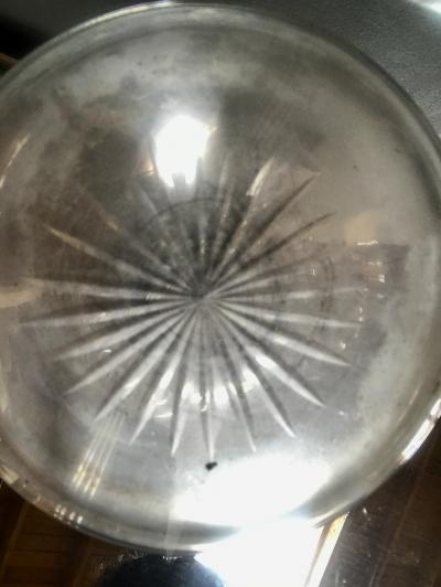 Rare Art Deco Silver Plate and Crystal Set 2 Pitcher Italy 1930s