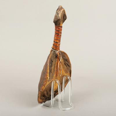 Rare Ceremonial Snapping Turtle Rattle