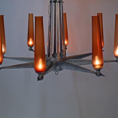 Rare Chandelier Petrolium Club Huston