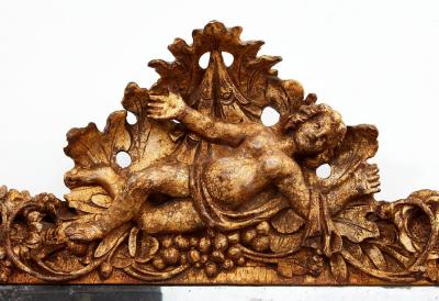 Rare Charles II Giltwood Mirror