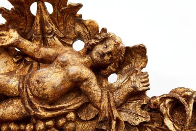 Rare Charles II Giltwood Mirror