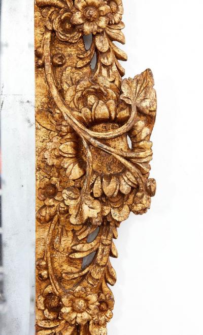 Rare Charles II Giltwood Mirror