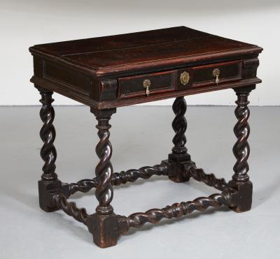 Rare Charles II Single Drawer Side Table