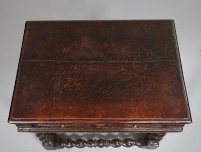 Rare Charles II Single Drawer Side Table