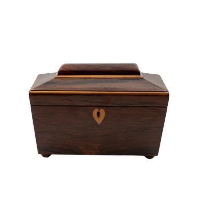 Rare Collection of Six Early English Boxes Early Victorian Circa 1840 1850