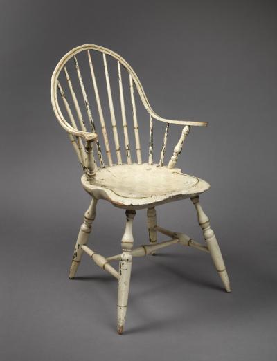 Rare Continuous Arm Windsor Chair Connecticut Circa 1800