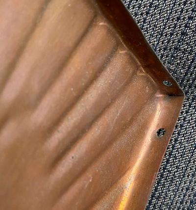 Rare Copper Wall Panelling Cladding by Edit Oborzil 1971