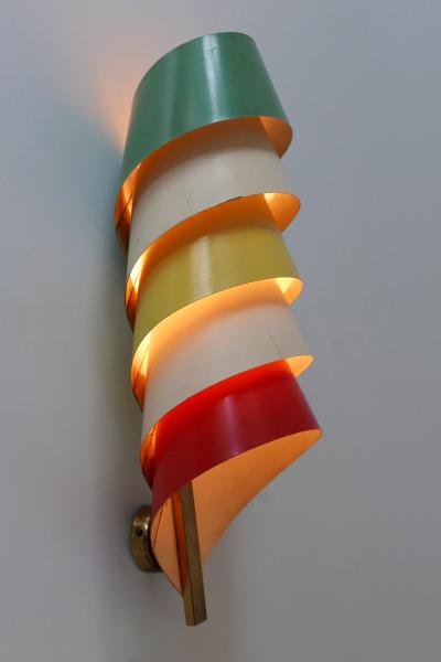 Rare Decorative Mid Century Modern Sconce or Wall Lamp Scandinavia 1960s
