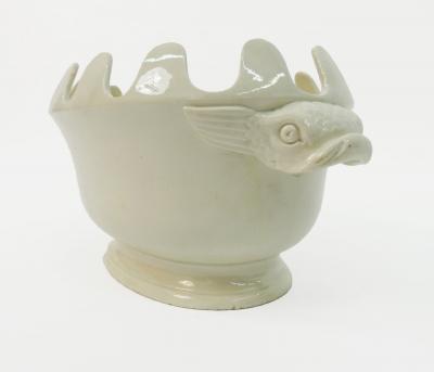 Rare Early 19th Century Choisy le Roi Montieth with Dolphin Handles