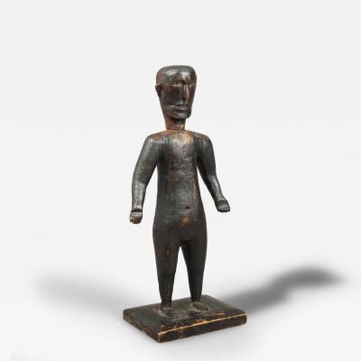 Rare Early Carved Full Length Figure