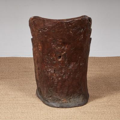 Rare Early English Dugout Armchair