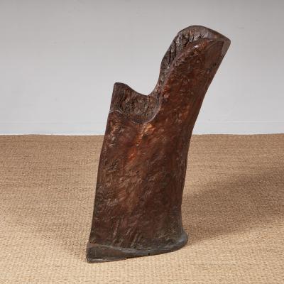 Rare Early English Dugout Armchair