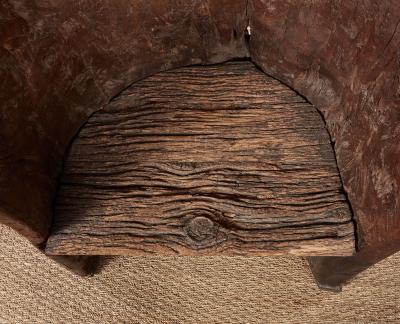 Rare Early English Dugout Armchair