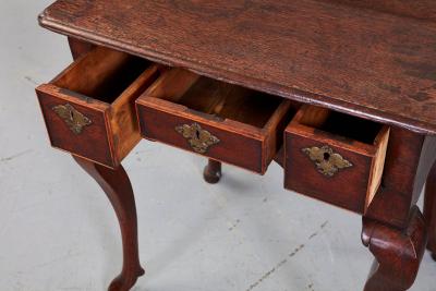Rare Early George II Oak Lowboy c 1730 45
