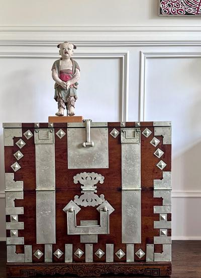 Rare Early Korean Buddhist Boy Attendant Figure Dongja Joseon Dyasty