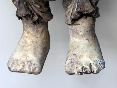 Rare Early Korean Buddhist Boy Attendant Figure Dongja Joseon Dyasty