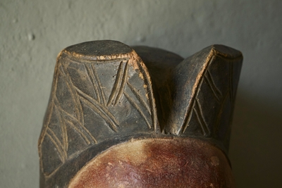 Rare Early to Mid 20th Century African Bena Lulua Mask Kasai Region