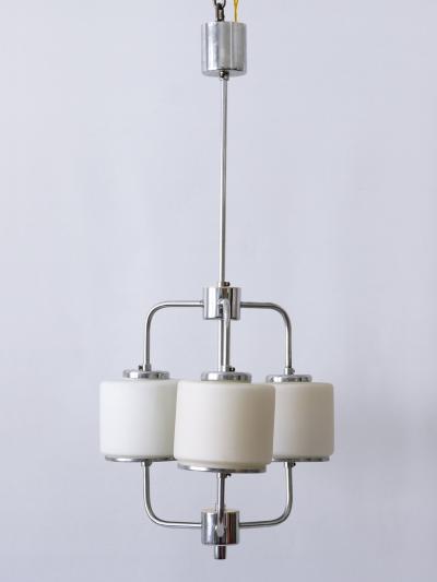 Rare Elegant Art Deco or Bauhaus Chandelier or Pendant Lamp Germany 1930s