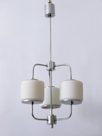 Rare Elegant Art Deco or Bauhaus Chandelier or Pendant Lamp Germany 1930s