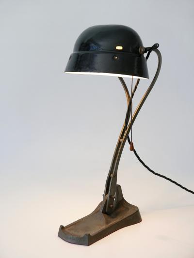 Rare Elegant Art Nouveau Desk Light or Table Lamp Rein Licht 1910s Germany