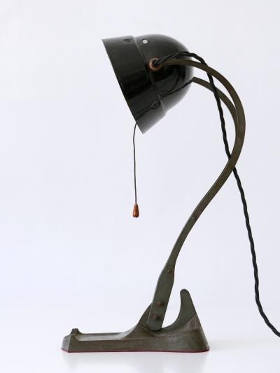 Rare Elegant Art Nouveau Desk Light or Table Lamp Rein Licht 1910s Germany