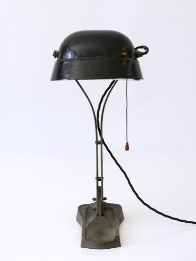 Rare Elegant Art Nouveau Desk Light or Table Lamp Rein Licht 1910s Germany