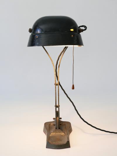 Rare Elegant Art Nouveau Desk Light or Table Lamp Rein Licht 1910s Germany