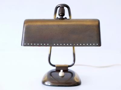 Rare Elegant Mid Century Modern Brass Piano Lamp or Desk Light Germany 1950s