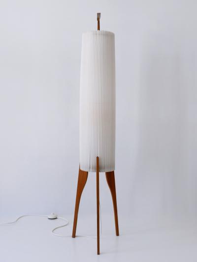 Rare Elegant Mid Century Modern Two Flamed Scandinavian Floor Lamp 1960s