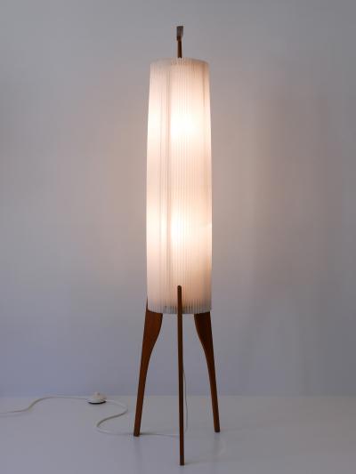 Rare Elegant Mid Century Modern Two Flamed Scandinavian Floor Lamp 1960s