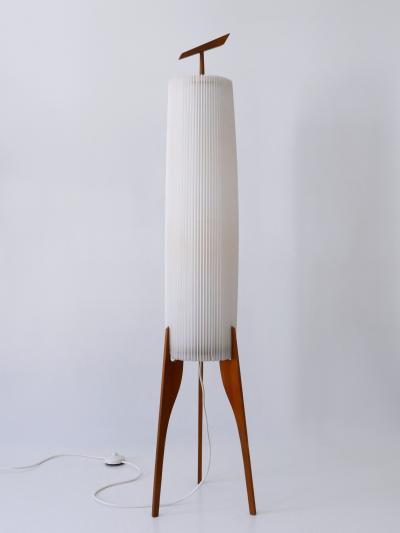 Rare Elegant Mid Century Modern Two Flamed Scandinavian Floor Lamp 1960s
