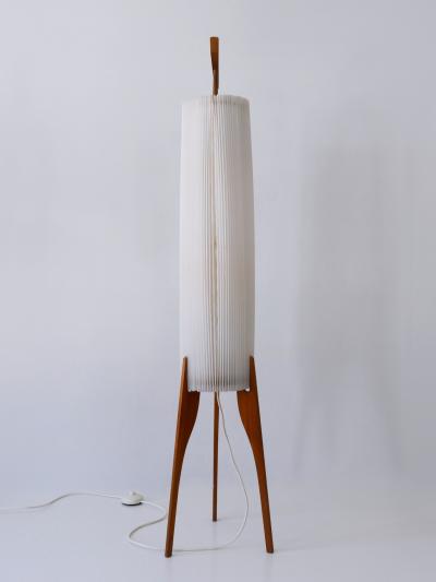 Rare Elegant Mid Century Modern Two Flamed Scandinavian Floor Lamp 1960s