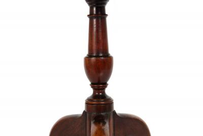 Rare English Queen Anne Antique Miniature Salesman Sample Tilt Top Table