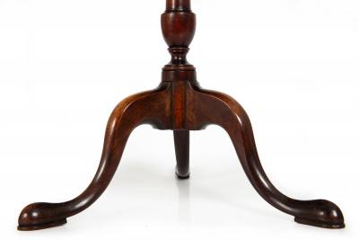 Rare English Queen Anne Antique Miniature Salesman Sample Tilt Top Table