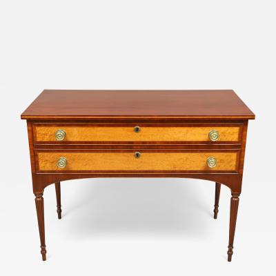 Rare Federal Diminutive Two Drawer Serving Table