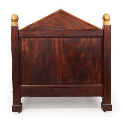 Rare Fine French Empire Mahogany Bed by Jacob Desmalter ca 1805 15