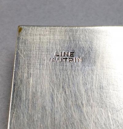 Rare French Line Vautrin Silvered Bronze Holopherne Box