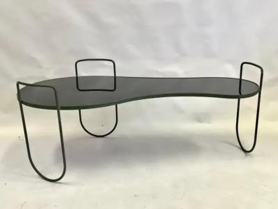 Rare French Mid Century Suspended Organic Form Coffee Table